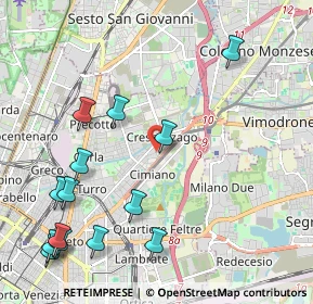 Mappa Via Rovigo, 20132 Milano MI, Italia (2.61643)