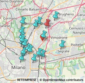 Mappa Via Rovigo, 20132 Milano MI, Italia (3.59)