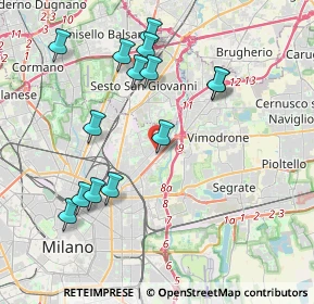 Mappa Via Rovigo, 20132 Milano MI, Italia (4.06357)