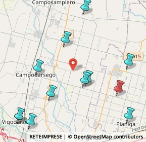 Mappa Via Maiset, 35011 Campodarsego PD, Italia (5.32917)