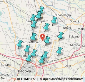 Mappa Via Maiset, 35011 Campodarsego PD, Italia (6.614)