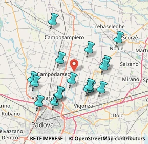 Mappa Via Maiset, 35011 Campodarsego PD, Italia (7.18941)