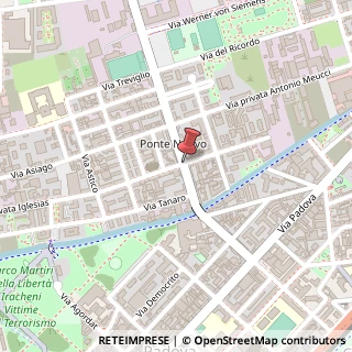 Mappa Via Privata Giovanni Battista Prandina,  4, 20128 Milano, Milano (Lombardia)
