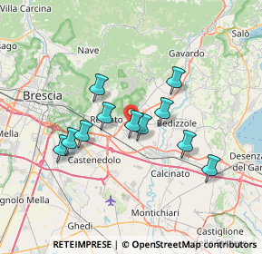 Mappa 25080 Mazzano BS, Italia (5.88818)