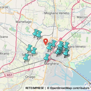 Mappa Via Daniele Comboni, 30174 Venezia VE, Italia (3.0825)