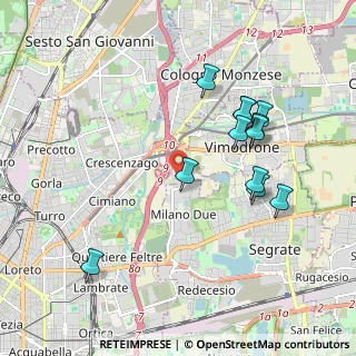 Mappa Via Olgettina, 20100 Milano MI, Italia (1.9225)