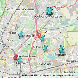 Mappa Via Olgettina, 20100 Milano MI, Italia (2.59077)