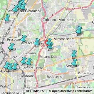 Mappa Via Olgettina, 20100 Milano MI, Italia (3.1005)