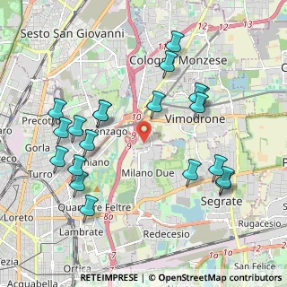 Mappa Via Olgettina, 20100 Milano MI, Italia (2.1725)