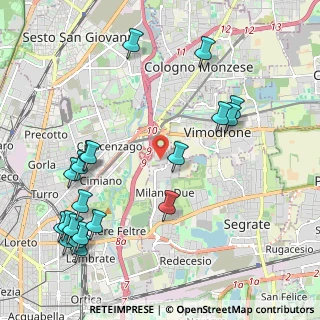 Mappa Via Olgettina, 20100 Milano MI, Italia (2.61)