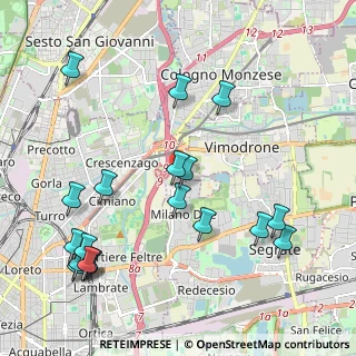 Mappa Ospedale San Raffaele, 20132 Milano MI, Italia (2.47368)
