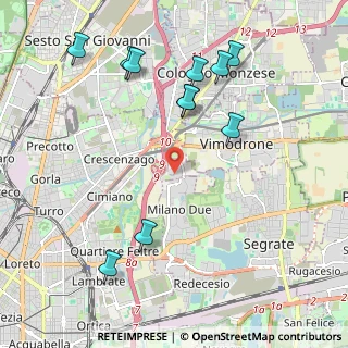 Mappa Ospedale San Raffaele, 20132 Milano MI, Italia (2.32455)