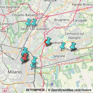 Mappa Via Olgettina, 20100 Milano MI, Italia (4.306)