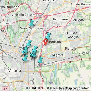 Mappa Via Olgettina, 20100 Milano MI, Italia (3.71545)