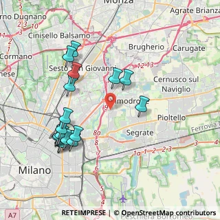 Mappa Via Olgettina, 20100 Milano MI, Italia (4.12588)