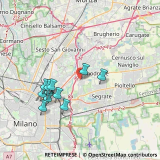 Mappa Via Olgettina, 20100 Milano MI, Italia (3.76364)