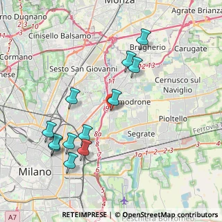 Mappa Via Olgettina, 20100 Milano MI, Italia (4.21167)