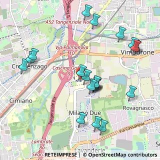 Mappa Via Olgettina, 20100 Milano MI, Italia (1.0905)