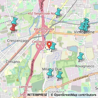 Mappa Via Olgettina, 20100 Milano MI, Italia (1.48833)