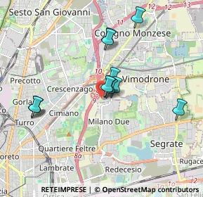 Mappa IRCCS Ospedale San Raffaele, 20132 Milano MI, Italia (1.58333)