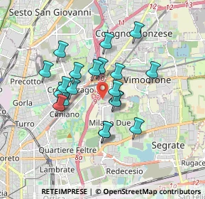 Mappa IRCCS Ospedale San Raffaele, 20132 Milano MI, Italia (1.441)