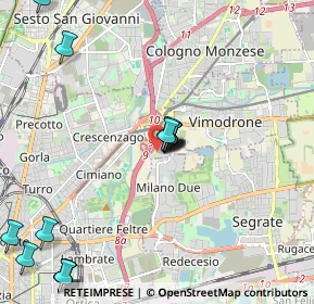 Mappa IRCCS Ospedale San Raffaele, 20132 Milano MI, Italia (2.41313)