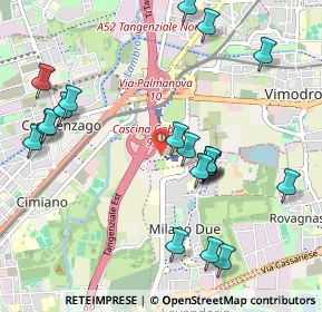 Mappa IRCCS Ospedale San Raffaele, 20132 Milano MI, Italia (1.128)