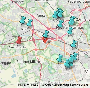 Mappa Via Claudio Tolomeo, 20016 Pero MI, Italia (4.65158)