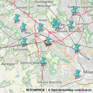 Mappa Via Claudio Tolomeo, 20016 Pero MI, Italia (4.71333)