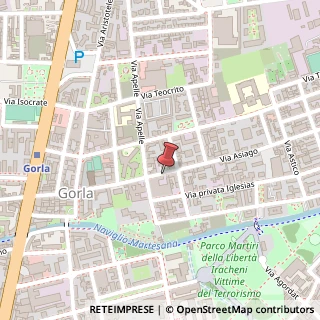 Mappa Via Asiago, 26, 20128 Milano, Milano (Lombardia)