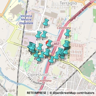 Mappa Via Oriana Fallaci, 30174 Venezia VE, Italia (0.34074)