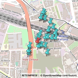 Mappa Via Alassio, 20156 Milano MI, Italia (0.17857)