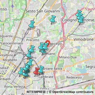 Mappa Via Melchiorre Cesarotti, 20123 Milano MI, Italia (2.57211)