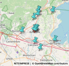 Mappa Via Antonio Callegari, 25081 Bedizzole BS, Italia (5.75308)