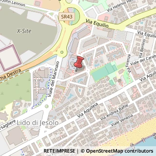 Mappa Piazza Venezia, 25, 30016 Jesolo, Venezia (Veneto)