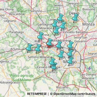 Mappa Molino Dorino, 20016 Pero MI, Italia (6.66438)
