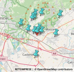 Mappa Via Caduti Piazza della Loggia, 25086 Rezzato BS, Italia (2.94538)