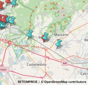 Mappa Via Caduti Piazza della Loggia, 25086 Rezzato BS, Italia (7.35471)