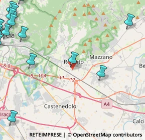 Mappa Via Caduti Piazza della Loggia, 25086 Rezzato BS, Italia (7.52526)