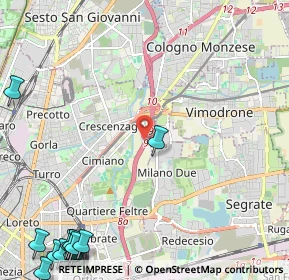 Mappa Tang.est, 20132 Milano MI, Italia (3.78846)