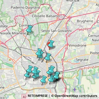 Mappa Via Pirano, 20127 Milano MI, Italia (4.9135)