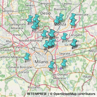 Mappa Via Pirano, 20127 Milano MI, Italia (6.971)