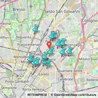 Mappa Via Pirano, 20127 Milano MI, Italia (1.41429)