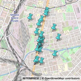 Mappa Via Pirano, 20127 Milano MI, Italia (0.387)
