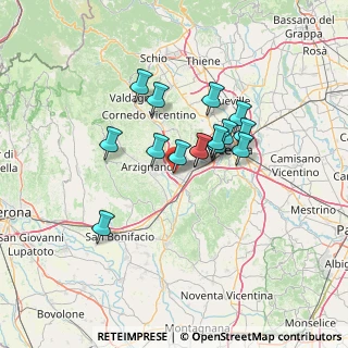 Mappa Via Roma, 36075 Montecchio Maggiore VI, Italia (10.26333)