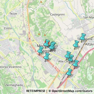 Mappa Via Roma, 36075 Montecchio Maggiore VI, Italia (1.88273)