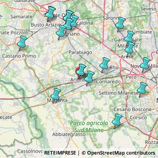Mappa 20010 Arluno MI, Italia (10.0785)