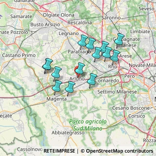 Mappa 20010 Arluno MI, Italia (5.99786)