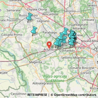 Mappa 20010 Arluno MI, Italia (7.03833)