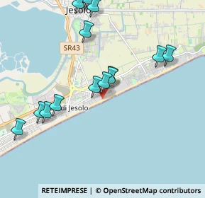 Mappa Via Dante Alighieri Sesto Accesso al Mare, 30016 Lido di Jesolo VE, Italia (2.18133)